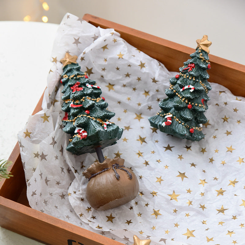Resin Mini Christmas Tree Ornament