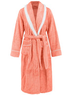 Contrast Trim Tie-Waist Lounge Nightgown