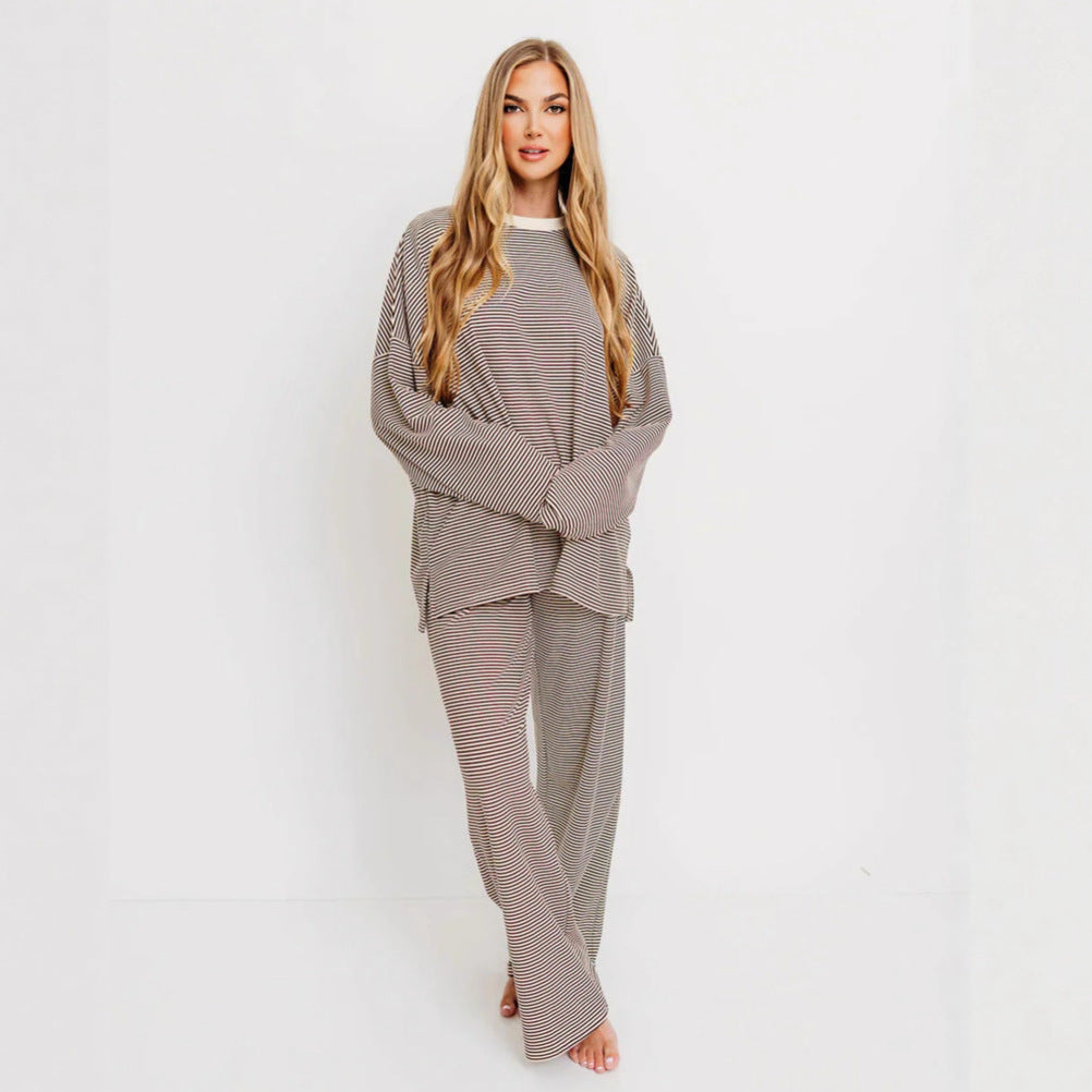 Women's Striped Lounge Pyjama Set