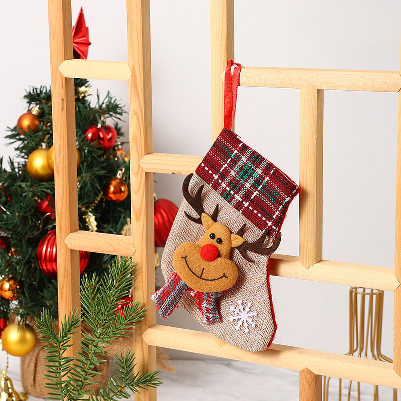 Cartoon Christmas Stocking – Small Gift Bag