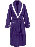 Contrast Trim Tie-Waist Lounge Nightgown