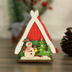 Wooden Christmas Figurine Decoration