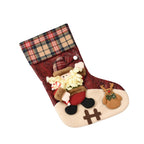 Large Check Christmas Stocking
