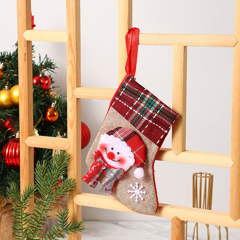 Cartoon Christmas Stocking – Small Gift Bag