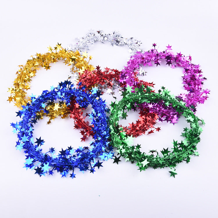 Star Wire Christmas Tree Garland
