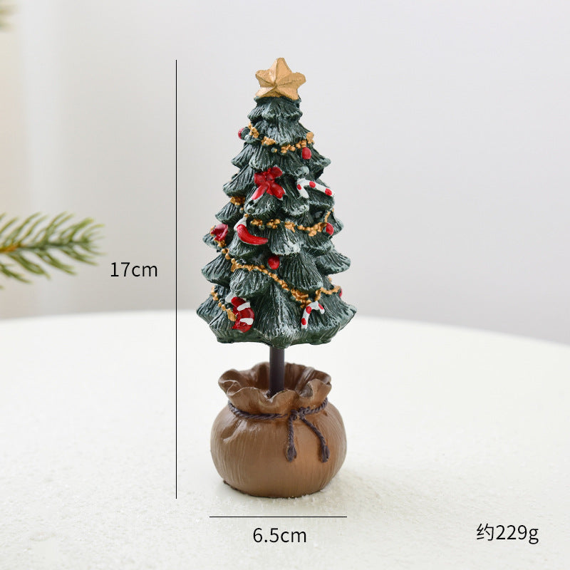 Resin Mini Christmas Tree Ornament