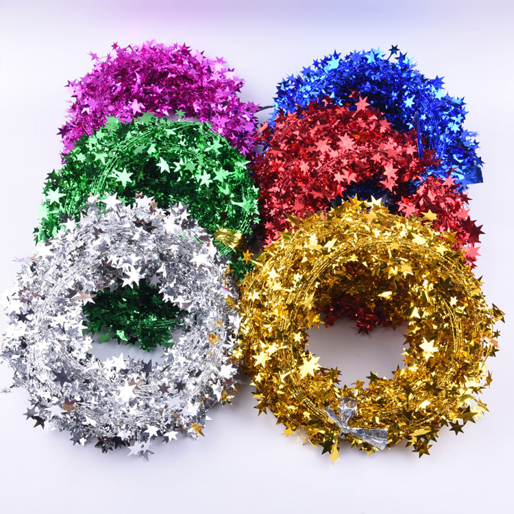 Star Wire Christmas Tree Garland