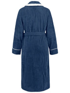Contrast Trim Tie-Waist Lounge Nightgown