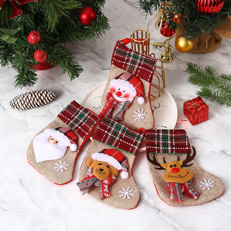 Cartoon Christmas Stocking – Small Gift Bag