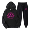 Women's Letter Print Two-Piece Sweatshirt & Jogger Set