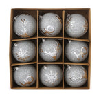 Handmade Christmas Bauble Ornament – 8cm