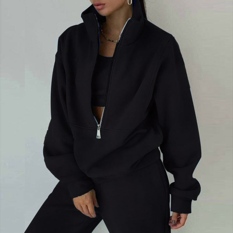 Women's Fleece Two-Piece Activewear Set