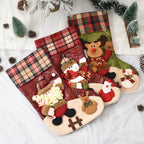 Large Check Christmas Stocking