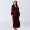 Fleece Flannel Bathrobe