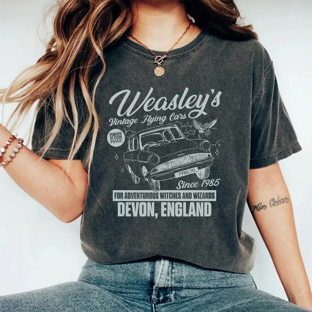 Distressed Print Short Sleeve Top