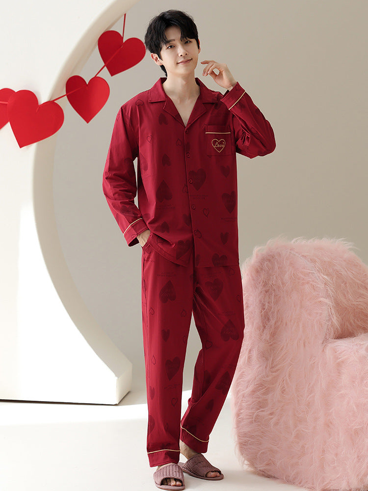 Couple's Long Sleeve Pyjama Set
