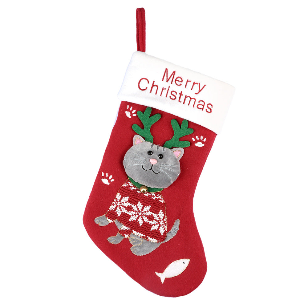 Cat & Dog Christmas Stocking