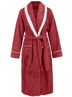 Contrast Trim Tie-Waist Lounge Nightgown
