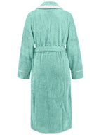 Contrast Trim Tie-Waist Lounge Nightgown