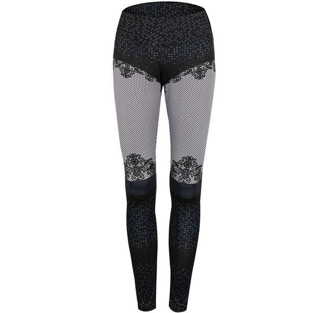 3D Print High Waist Push-Up Leggings
