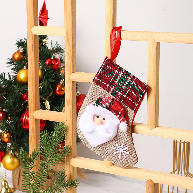 Cartoon Christmas Stocking – Small Gift Bag