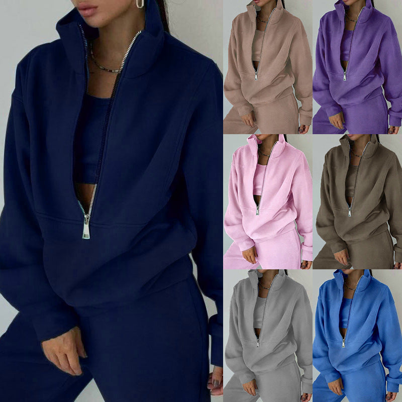 Women's Fleece Two-Piece Activewear Set