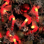 Candy Cane LED Fairy Light String