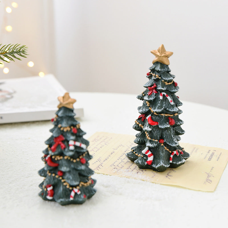 Resin Mini Christmas Tree Ornament