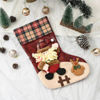 Large Check Christmas Stocking