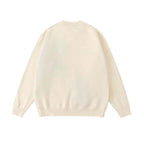 Star Print Oversized Couple Sweater