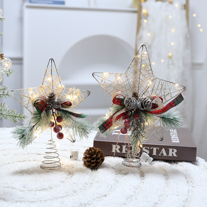 Gold Pinecone Hanging Christmas Ornament