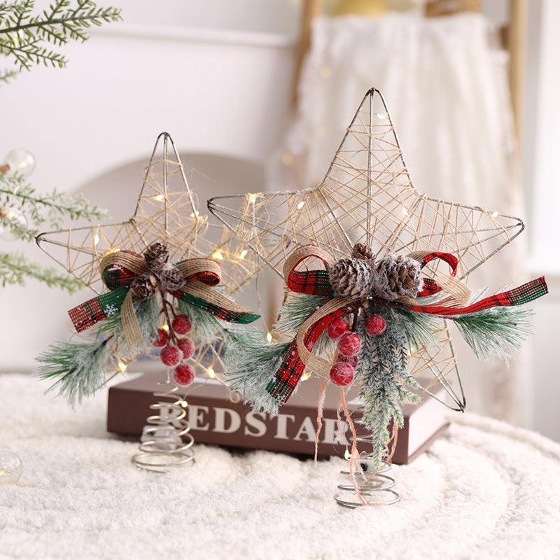 Gold Pinecone Hanging Christmas Ornament