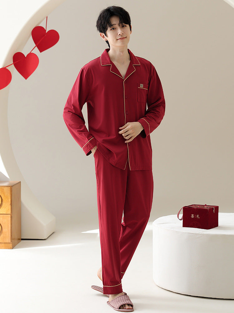 Couple's Long Sleeve Pyjama Set