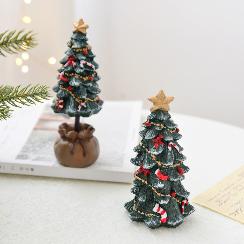 Resin Mini Christmas Tree Ornament