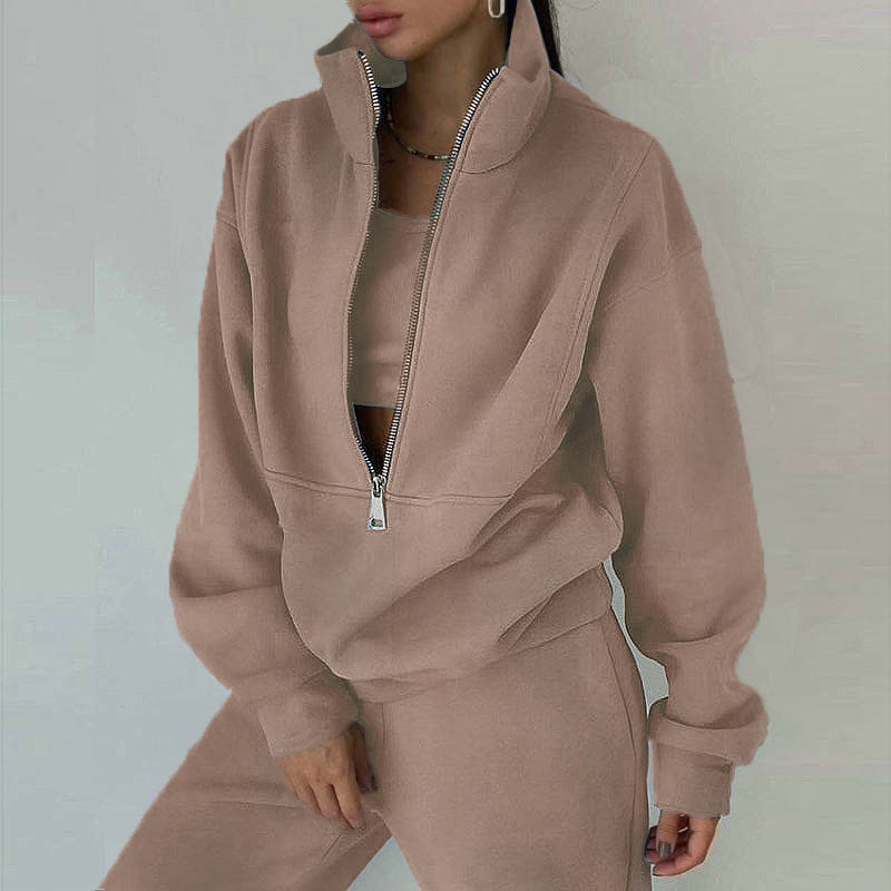 Women's Fleece Two-Piece Activewear Set