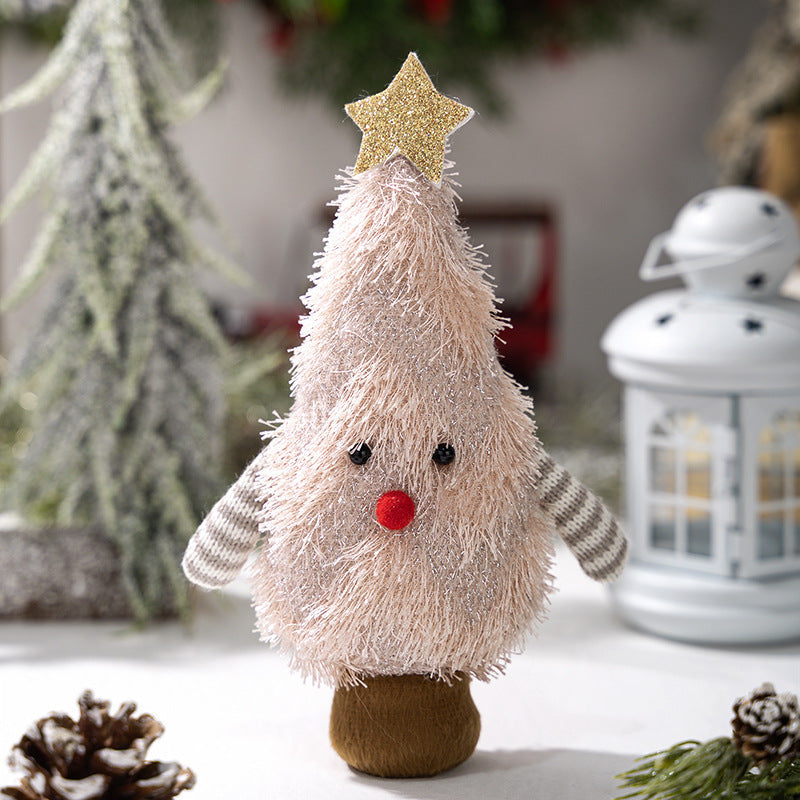 Plush Christmas Tree Doll Ornament