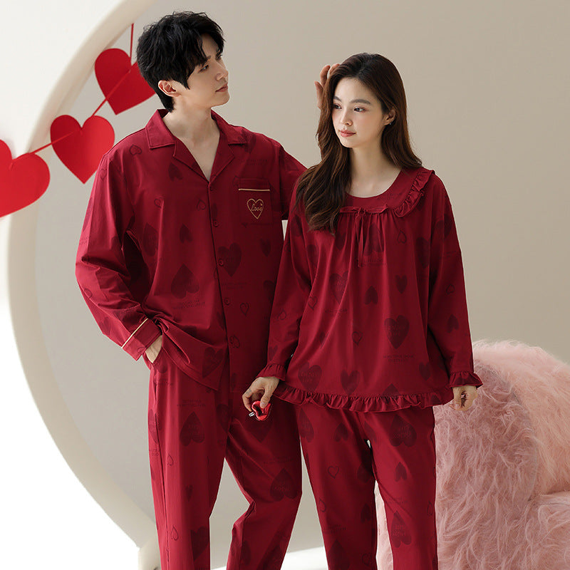 Couple's Long Sleeve Pyjama Set