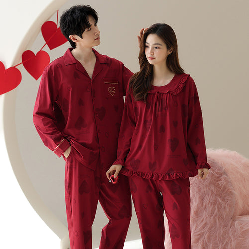 Couple's Long Sleeve Pyjama Set