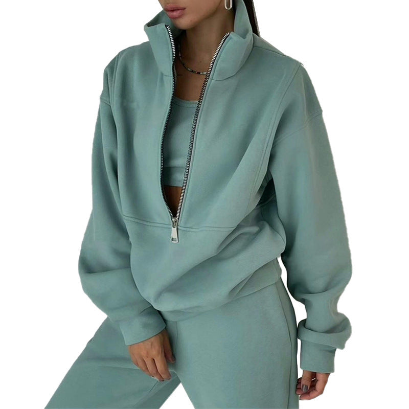 Women's Fleece Two-Piece Activewear Set