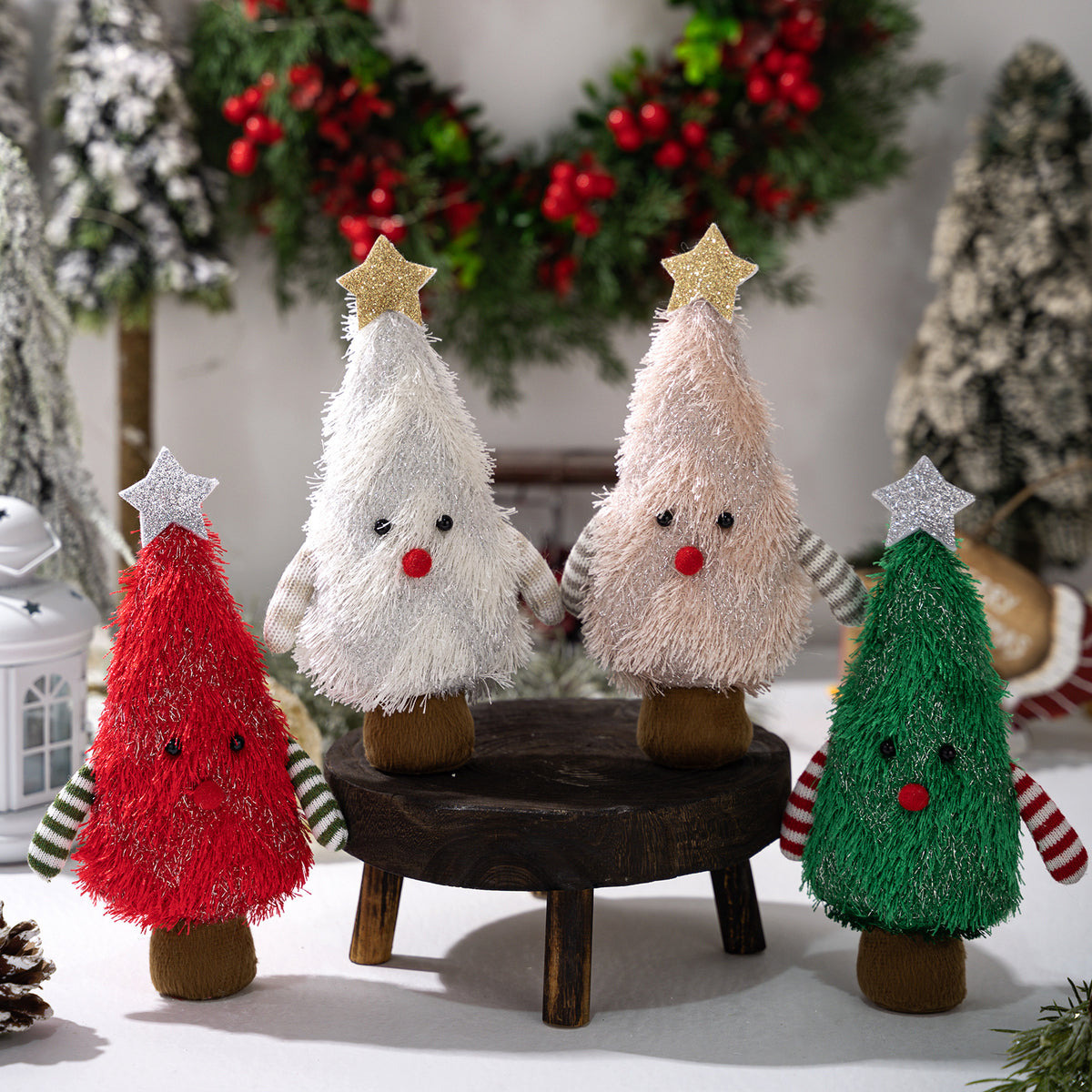 Plush Christmas Tree Doll Ornament