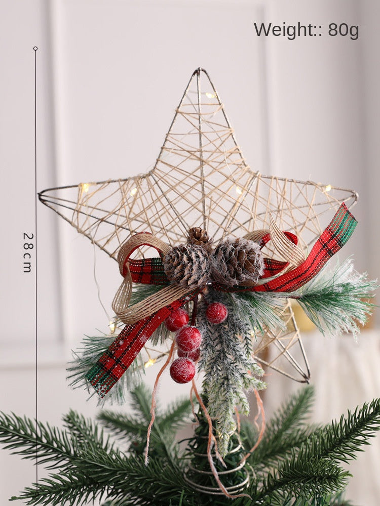 Gold Pinecone Hanging Christmas Ornament