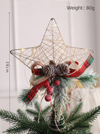 Gold Pinecone Hanging Christmas Ornament