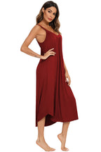 V-Neck Midi Lounge Dress for Her