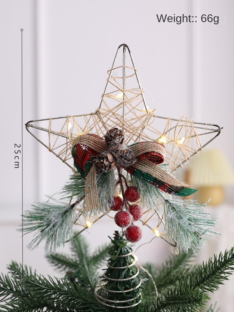 Gold Pinecone Hanging Christmas Ornament
