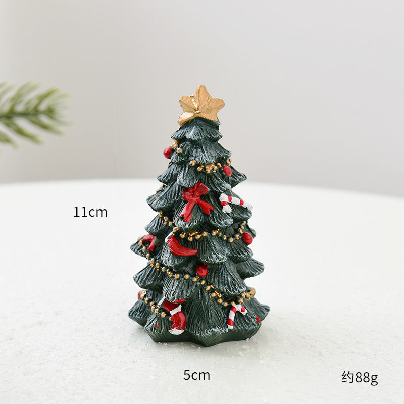 Resin Mini Christmas Tree Ornament
