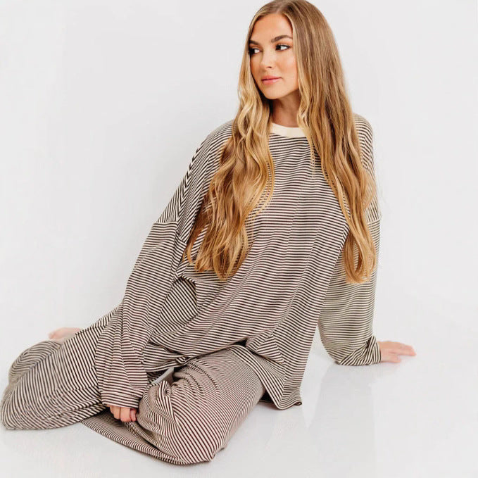 Women's Striped Lounge Pyjama Set