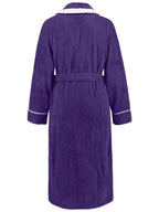 Contrast Trim Tie-Waist Lounge Nightgown