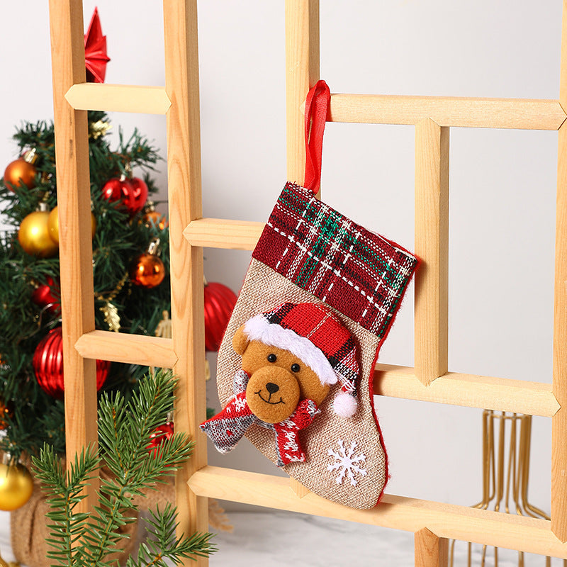Cartoon Christmas Stocking – Small Gift Bag