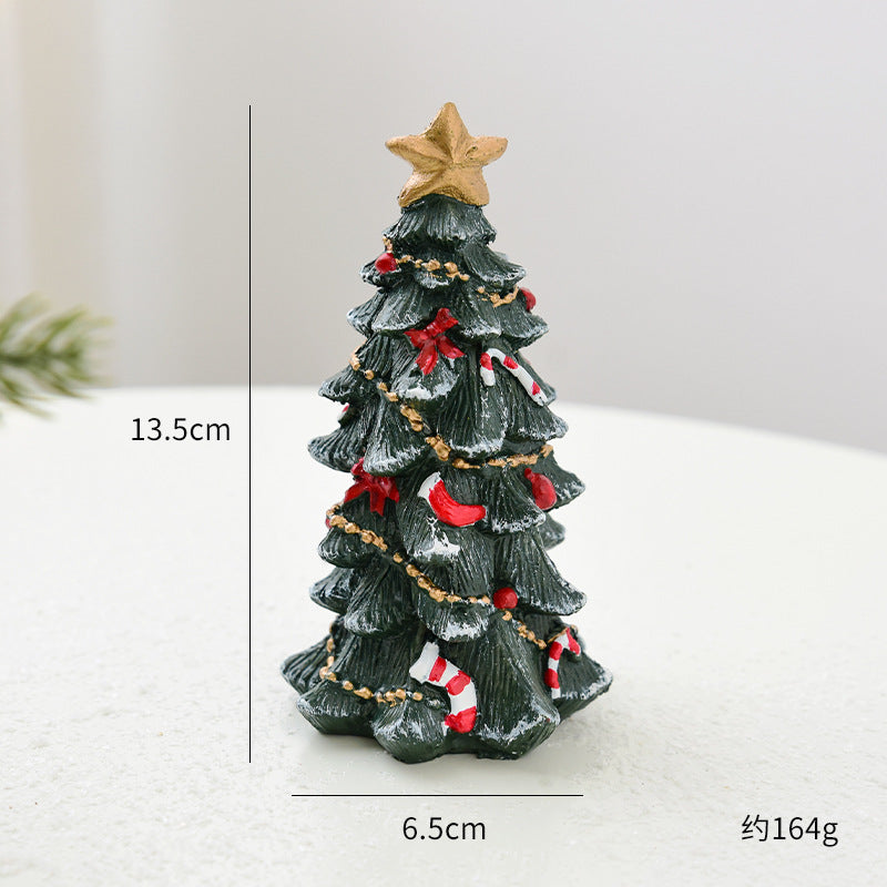 Resin Mini Christmas Tree Ornament