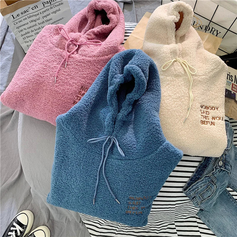 Women's Oversized Fleece Pocket Hoodie